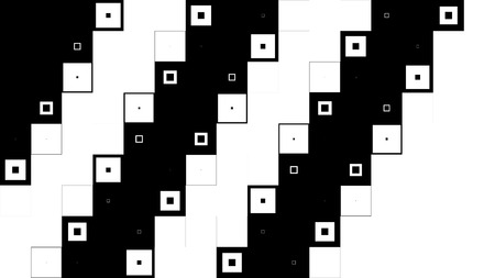 Contrast black and white abstract squares motion design. Background with white and black squares....
