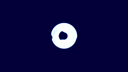 Minimalist abstract background. Seamless loop. Infinite space background. Matrix of glowing stars with illusion of depth, perspective. Geometric backdrop with point array. Abstract futuristic universe. waves of light, vertical pattern of dots and linesの写真素材