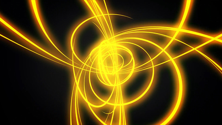 Abstract background of magnetic lines. Flowing Lines in a Magnetic Field Motion Background.の写真素材