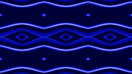Kaleidoscopes background with animated glowing neon colorful lines. Kaleidoscopes background with animated glowing neon colorful lines and geometric shapes.の写真素材