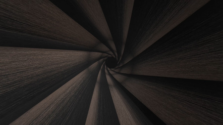 Animation of tunnel like gun barrel. Gun barrel rotate 3D rendering.の写真素材