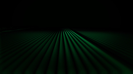 Abstract, small audio waves on black background. Abstract animation of volume sound vibrations.の写真素材