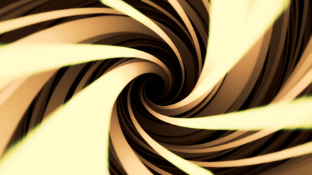 Twisted lines on black background. Visual animation backgroundの写真素材