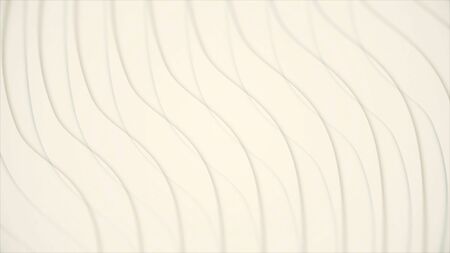 Abstract soft beige waves moving into different directions, seamless loop. Animation. Wavy...