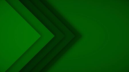 Abstract pointing arrows background. Animation. Multi layered colorful triangular arrows move on background indicating direction.の写真素材