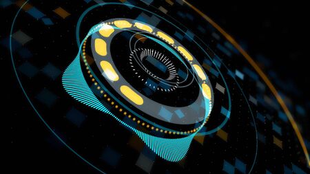 Abstract colorful bass beat motion background. Animation. Audio equalizer for night clubs, dance...