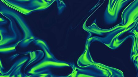 Background color of moving liquid. Stock animation. Abstract texture of colored liquid with highlights. Lively colorful liquid with dense texture.の写真素材
