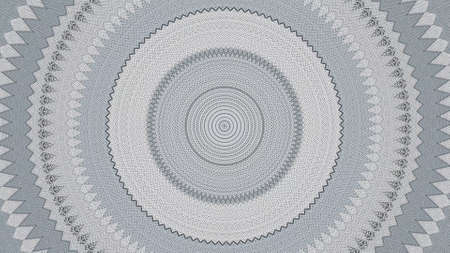 Abstract black and white audio equalizer, seamless loop. Animation. Monochrome round shaped sound...