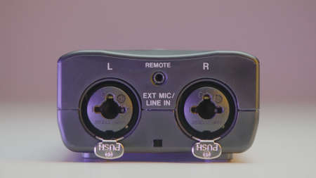 Portable Voice Recorder. Action. New model of digital voice recorder for high-quality sound...