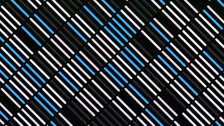 Colored bars move diagonally. Animation. Beautiful background of simple rows with moving diagonal...