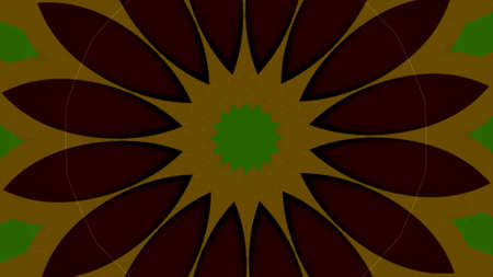 Abstract varicolored background with iridescent floral mandala pattern. Motion. Metamorphoses of...