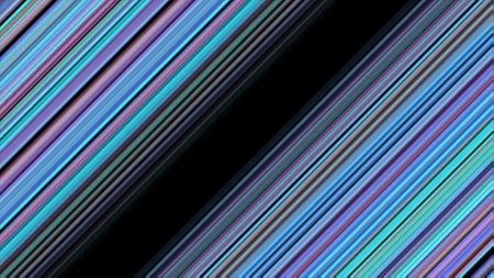 Shimmering narrow strings of blue tones moving towards the black center of a screen. Animation....
