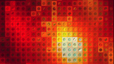 Colorful background with moving colored squares. Motion. Background of multicolored moving squares...