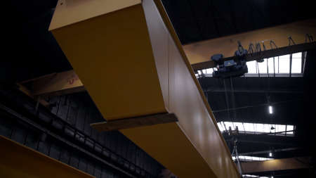 Workflow. Clip. Huge equipment at the factory of heavy production.の写真素材