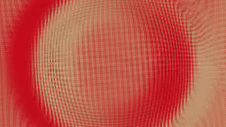 Yellow and red spot in abstraction. Design. Spots that create a wave effect and then they are...