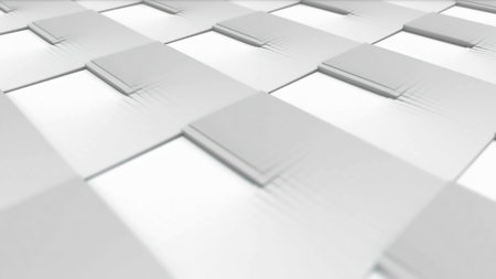 Abstract animation of monochrome motionless cubic surface. Animation. Geometric animation abstract...