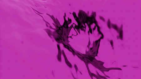 Pink and brown background. Design.Bright waves in the animation that flow into the bolt and are highlighted with dark shades.の写真素材