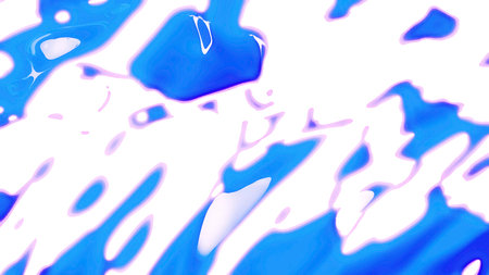 Neon blots. Design.Mixed light blots in cartoon animation that spread out in different directions.