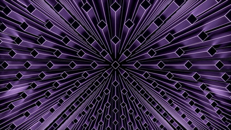 Abstract dynamic animated wave moving structure of colorful columns or blocks. Design. 3D motion...