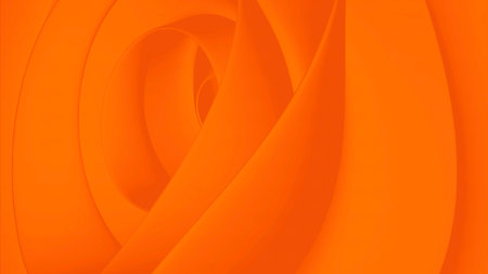 Abstract orange color stains. Design. Game of light and shadow, gradient colorful background creating effect of a tunnel.の写真素材