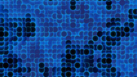 Background of moving dots with glowing lines. Design. Moving dots in style of bubbling bubbles or...