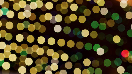 Bright yellow and green flashing circles. Stock footage.Light cartoon animation with alternating flashing light from circles.の写真素材