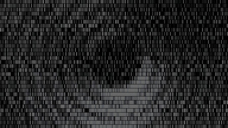 Abstract retro TV noise effect. Motion. Grainy shimmering texture of an old fashioned monitor screen.の写真素材