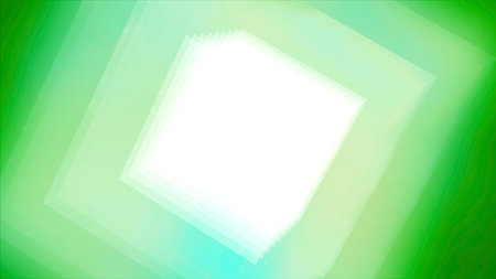 Abstract colorful dream like square tunnel. Motion. Moving through rectangular shaped corridor.の写真素材