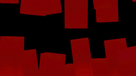 Rectangular stripes moving on black background. Motion. Colored stripes on plain background. Simple...