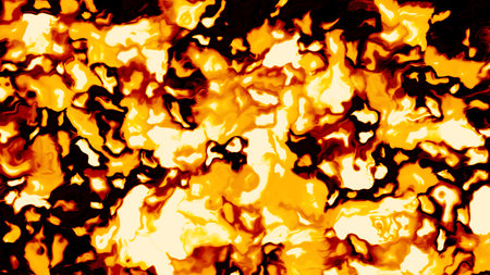 Flashing background with bright colorful spots. Motion. Computer lava background with flashing spots. Flashing spots in style of computer abstract lavaの写真素材