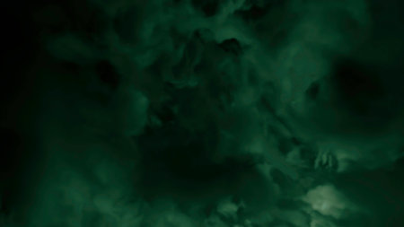 Pink and green smoke. Design. Bright smoke in animation with a different color of illumination moves and flutters.の写真素材