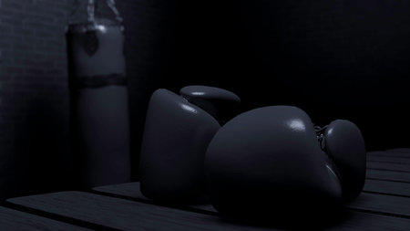 Gray empty rooms. Design. Animation with bright rooms filled with various objects.の写真素材