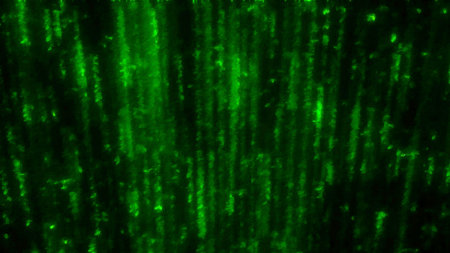 Bright stream of glowing lines in style of magic. Motion. Beautiful glow of moving stream of shiny...