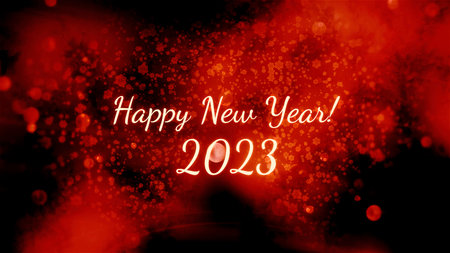 Winter theme for Christmas or New Year background with a silhouette of a tree. Motion. Close up of...