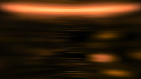 Background with moving shimmering stripes on black background. Motion. Flickering neon stripes move on black background. Beautiful computer background with shimmering stripes and blurred bordersの写真素材