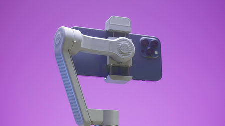 New iPhone. Action.New technology development concept with three cameras and new packaged box. Use for editorial only.のeditorial素材