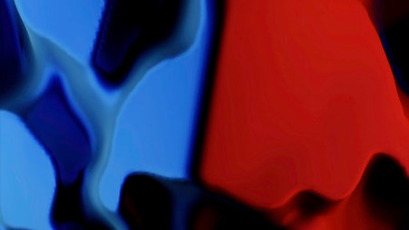 Bright colored undulating canvases. Design. Multi-colored animation that sways in different directions.の写真素材