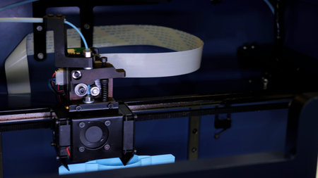 Advanced equipment. Media.New equipment at the factory for working with metal cutting.