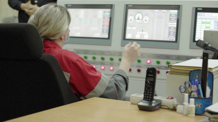 Examination and Management of Control Room Operations Within an Industrial Setting. Stock Clip
