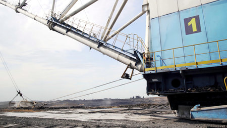 Heavy Machinery in Mining Operations Exploring the Role of Equipment in Extraction Processes. Stock Clipの写真素材