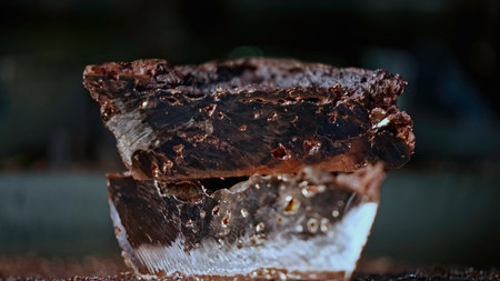 Close up of copper material. Stock footage. Concept of geology.の写真素材