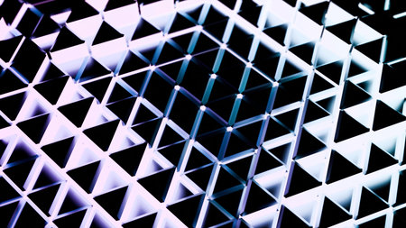 Exploring Geometric Patterns in Abstract Design That Highlights Unique Triangular Shapes. Design