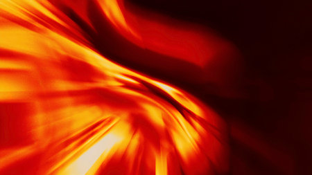 Vibrant Red Abstract Background Showcasing Energy, Motion Effects, and Bold Design. Motionの写真素材