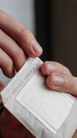 The Process of Applying a Skin Patch Designed for Health and Wellness Benefits and Improvements