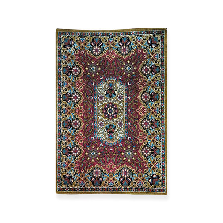 An Intricate and Beautiful Traditional PersianStyle Area Rug Design That Captivatesの写真素材