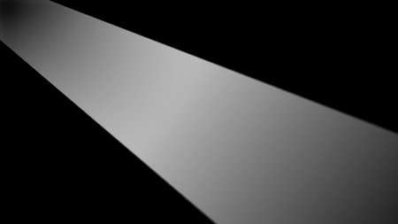 Light beam rotating on black background. Motionの写真素材