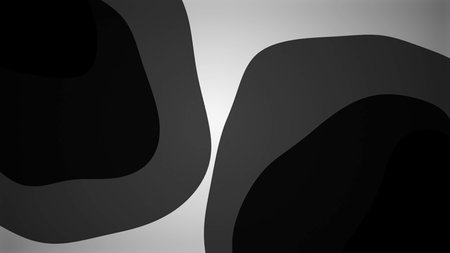 Abstract black and white gradient morphing animation. Motionの写真素材