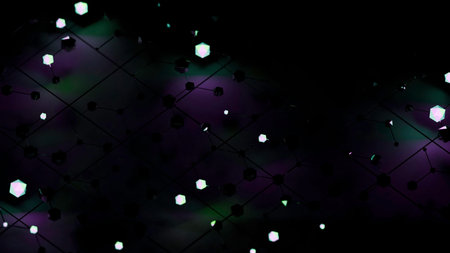 Abstract futuristic spiral tunnel rotating background. Designの写真素材