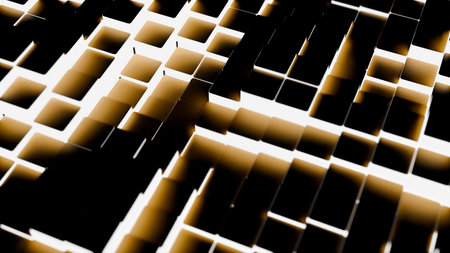 Abstract grid pattern forming digital data structure