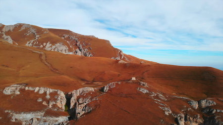 Aerial view of mountain. Media
